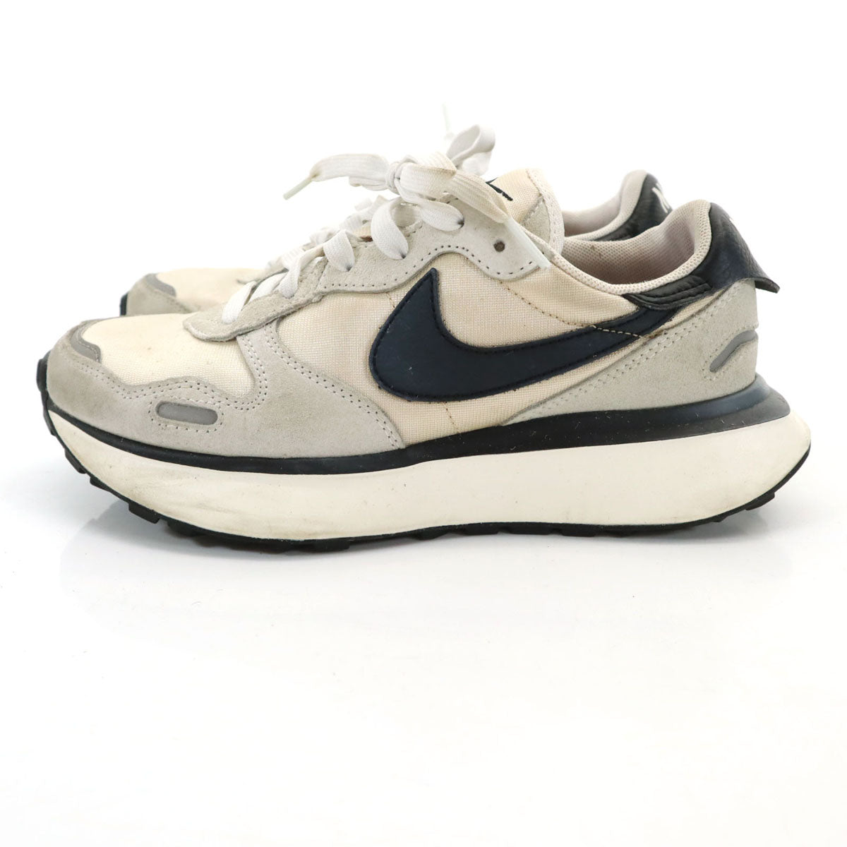 NIKE ナイキ フェニックスワッフル スニーカー 23 アイボリー FD2196-100 レディース