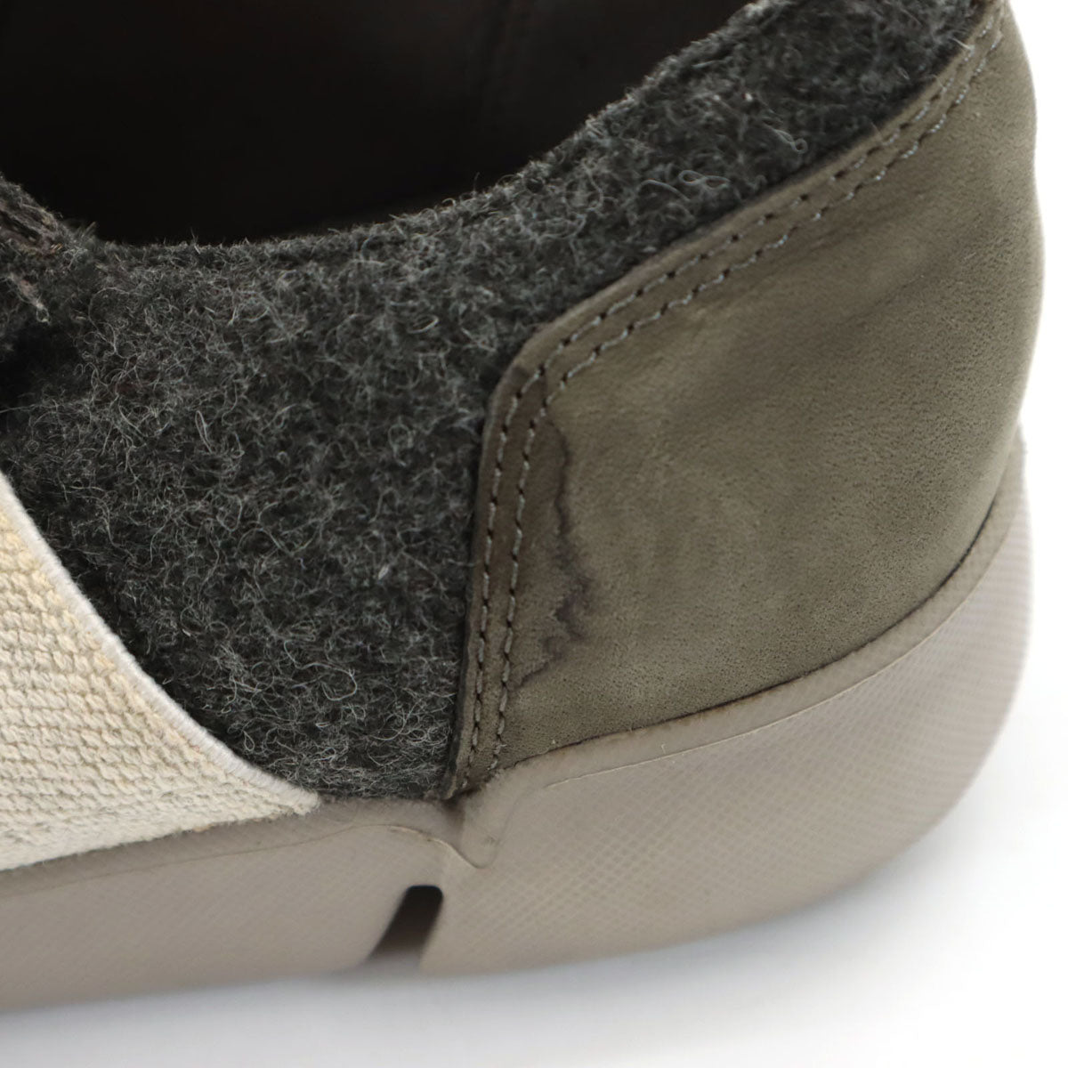 Clarks クラークス スリッポン 5 グレー レディース