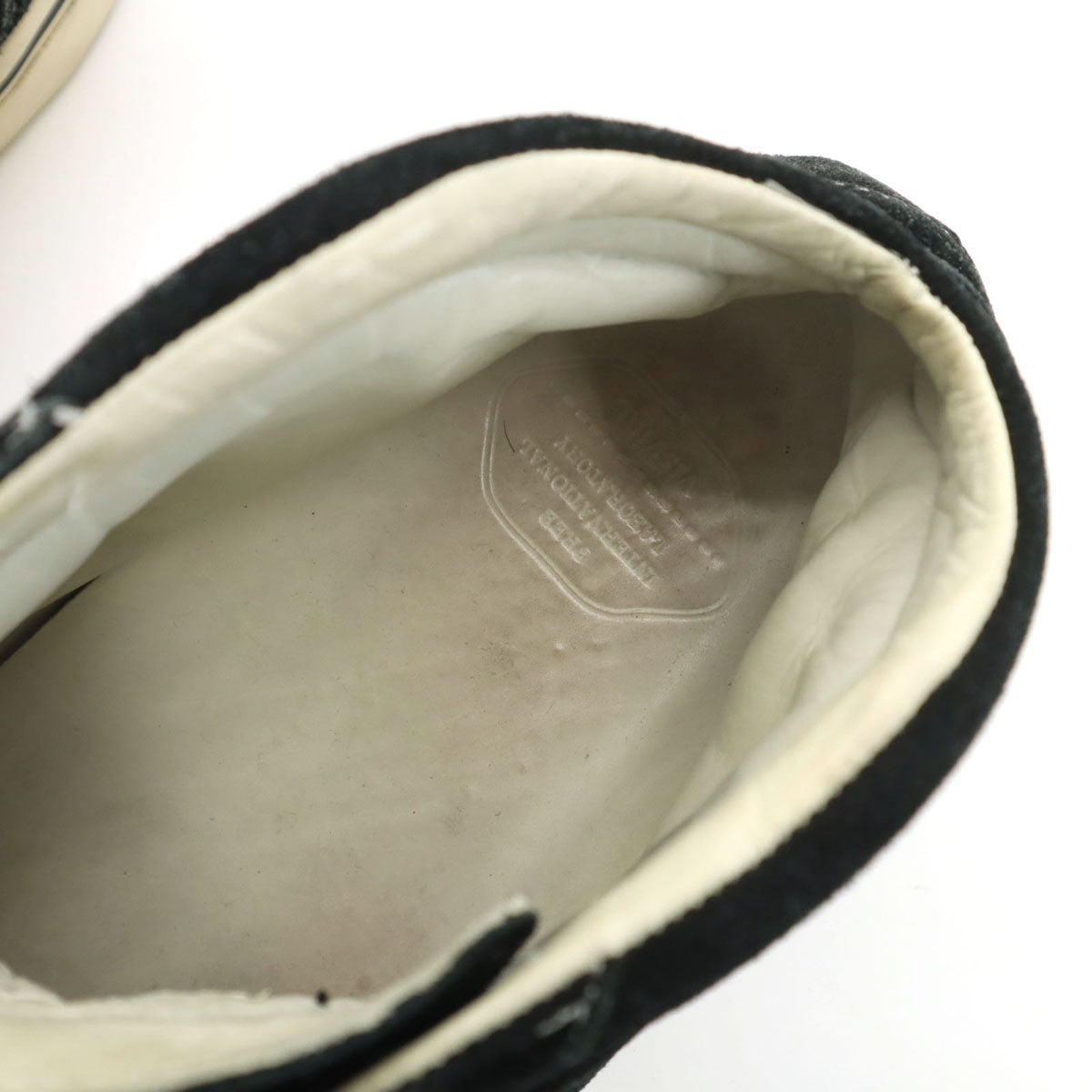 Visvim ヴィズヴィム フラグメント コラボ ミッドカット スニーカー 11 ブラック メンズ