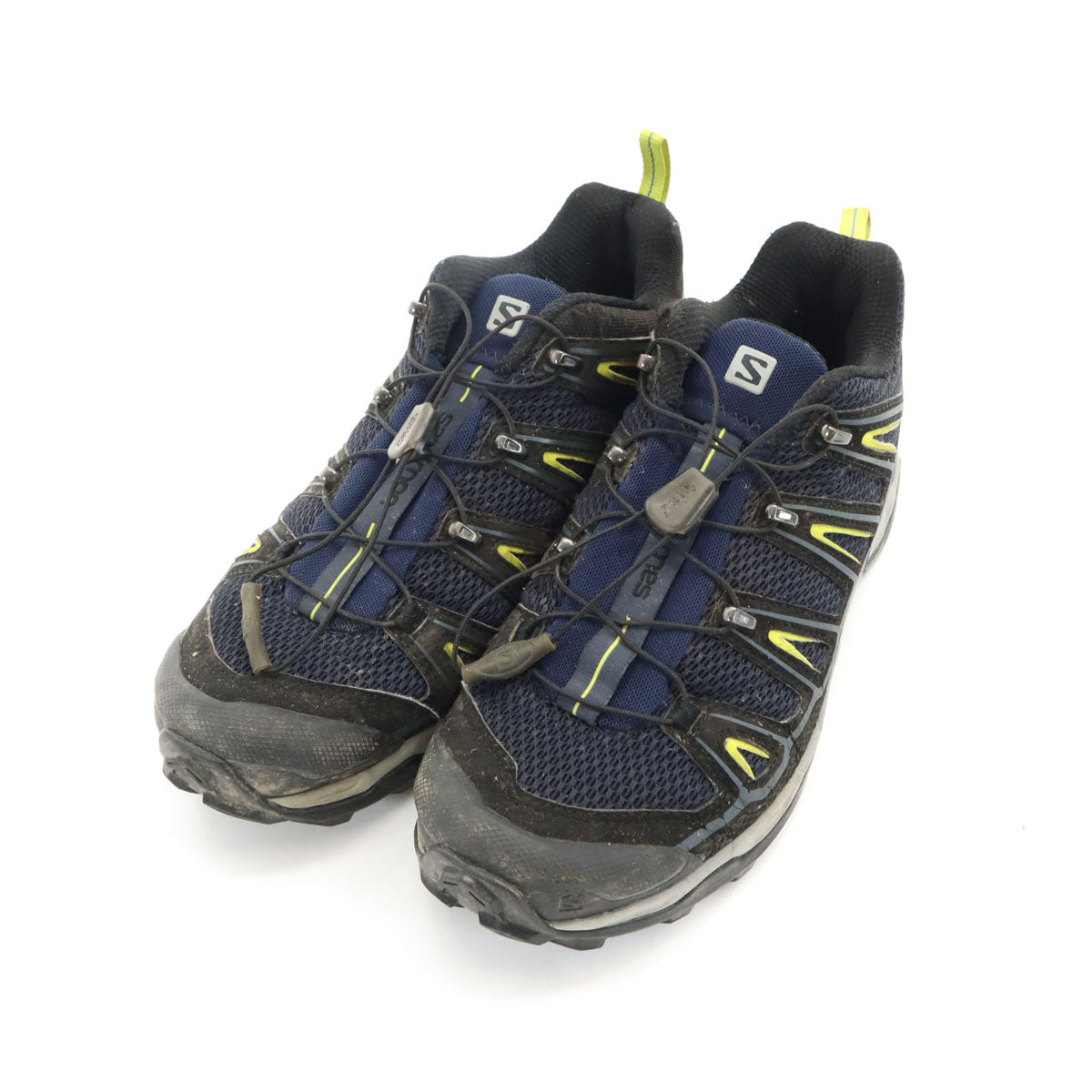 SALOMON サロモン トレイルラン スニーカー 25.5 ネイビー アウトドア メンズ