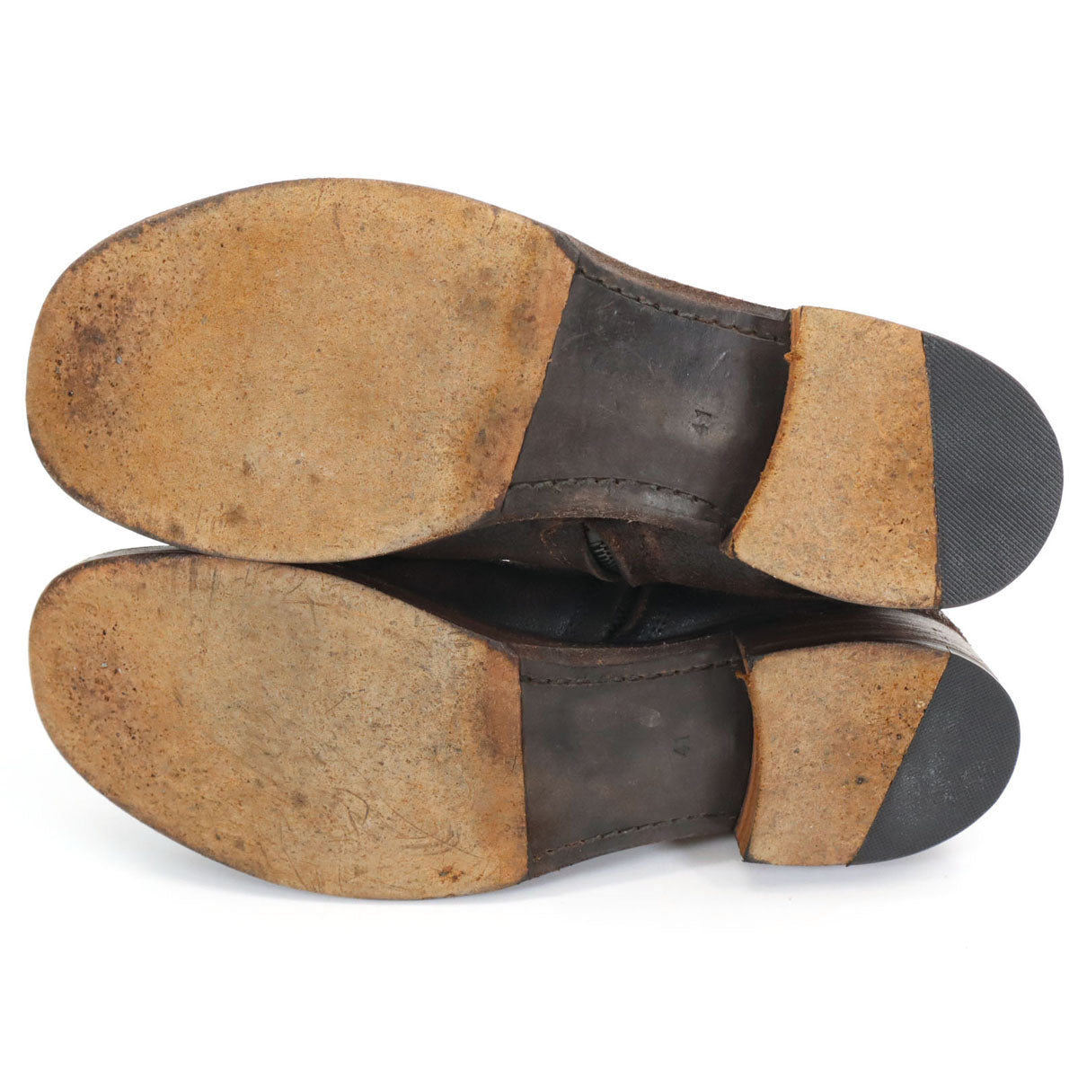 wjk ダブルジェイケイ 897 サイドジップ ブーツ 41 ブラウン 箱付き メンズ