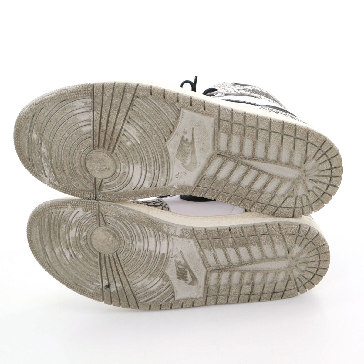 NIKE ナイキ エアジョーダン 1 レトロ ハイ OG エレファント柄 スニーカー 27.5 ホワイト DZ5485-052 AIR JORDAN 箱付き メンズ