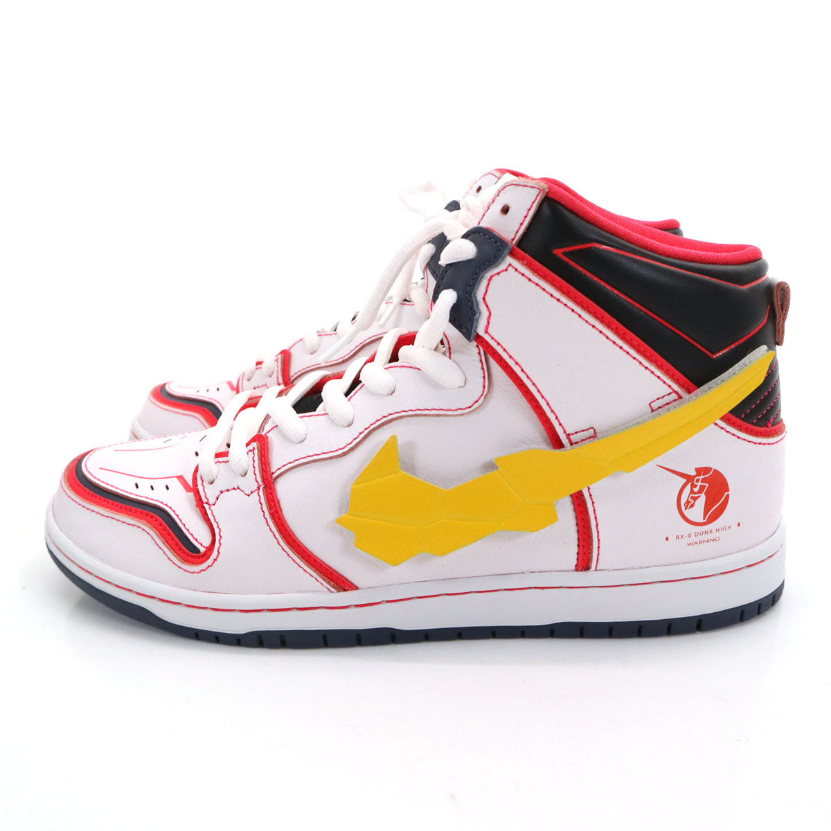美品 NIKE SB ナイキエスビー 機動戦士ガンダムUC コラボ ダンク ハイ スニーカー 29.5 ホワイト DH7717-100 箱付き メンズ