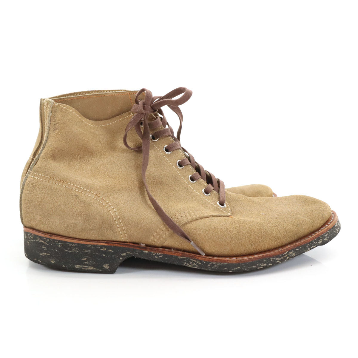 Brass shoe co ブラスシューコー 日本製 スエード ブーツ ベージュ シューキーパー付き シューズ メンズ