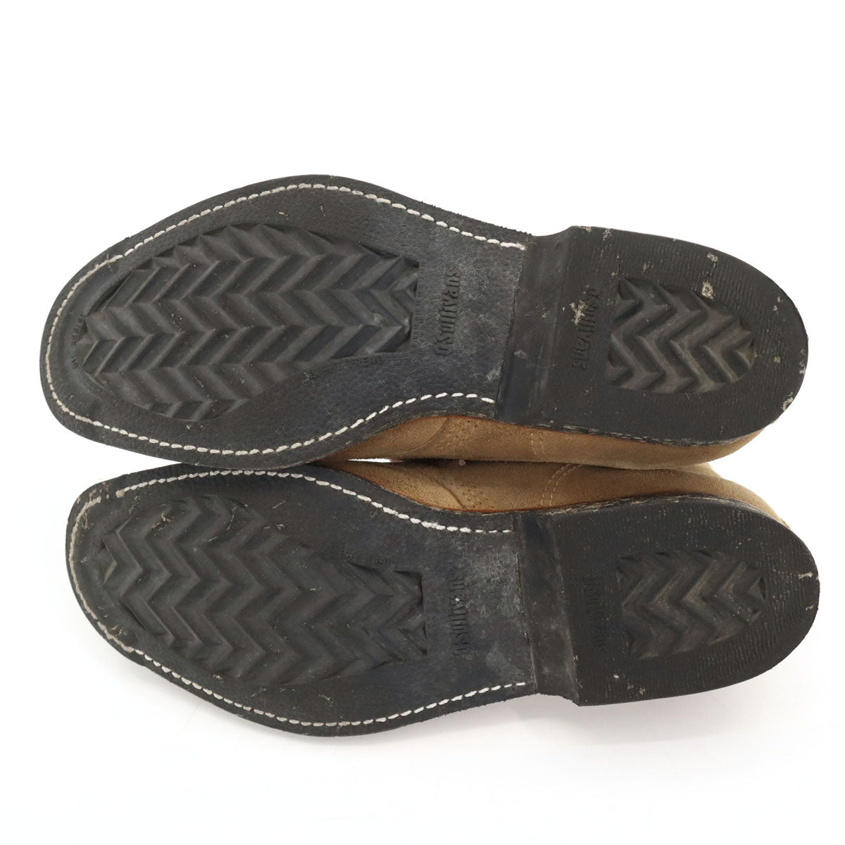 Brass shoe co ブラスシューコー 日本製 スエード ブーツ ベージュ シューキーパー付き シューズ メンズ