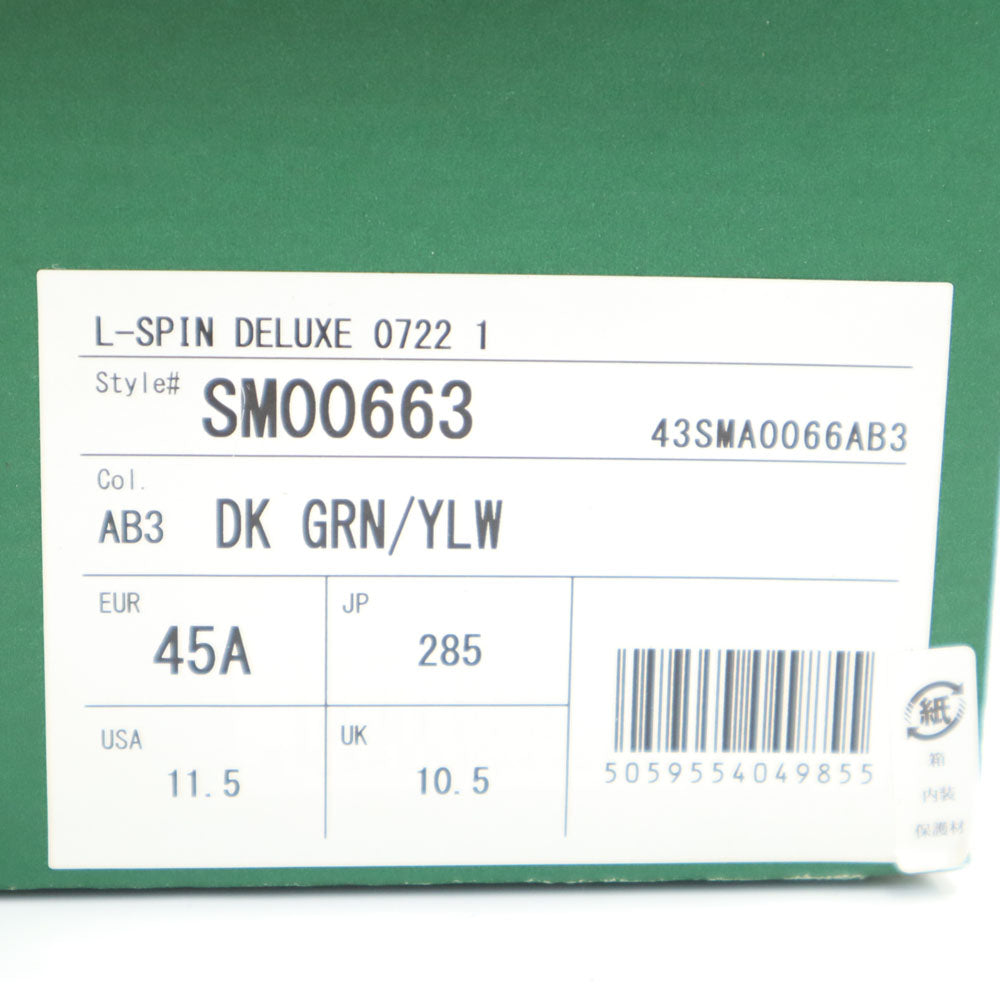 LACOSTE ラコステ スニーカー USA 11.5(JP 285) グリーン系 箱付き メンズ