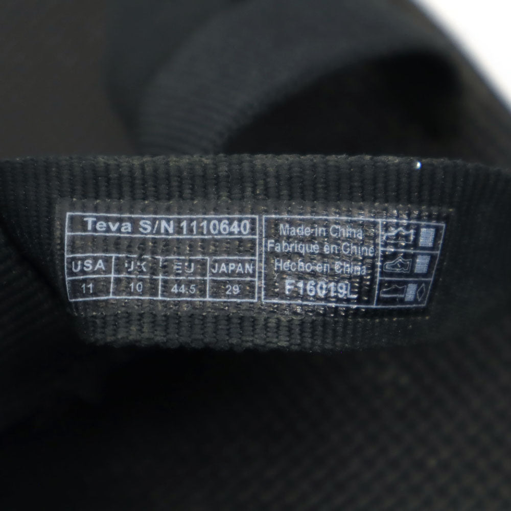 Teva テバ サンダル 29cm ブラック メンズ