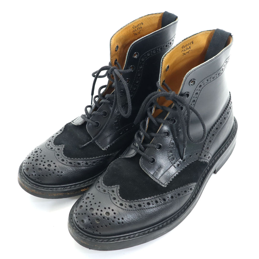 Tricker's トリッカーズ イギリス製 ブーツ ブラック メンズ