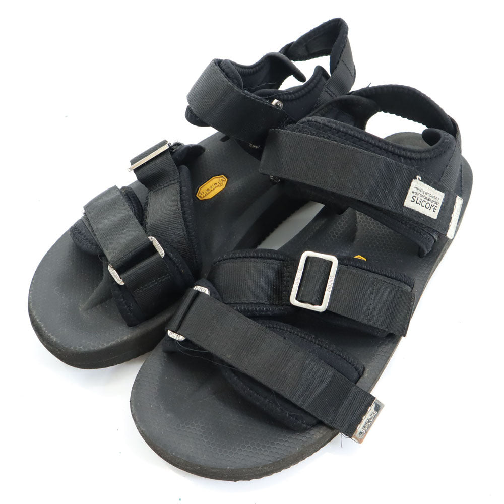 SUICOKE スイコック サンダル 27 ブラック ビブラムソール メンズ