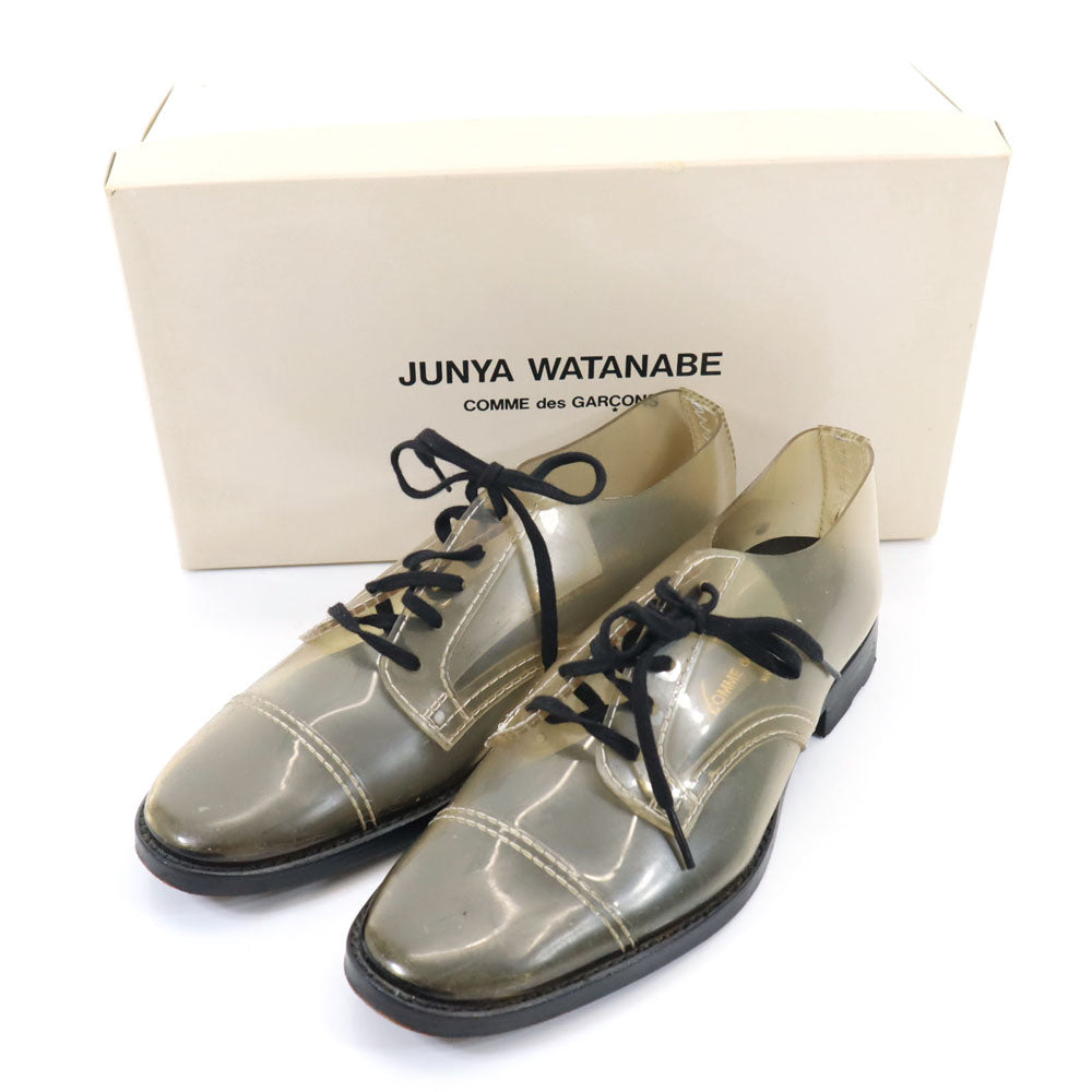 COMME des GARCONS コムデギャルソン 日本製 クリア シューズ 22.5cm ブラック系 レディース