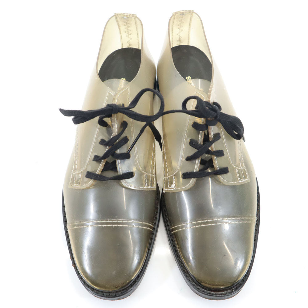 COMME des GARCONS コムデギャルソン 日本製 クリア シューズ 22.5cm ブラック系 レディース