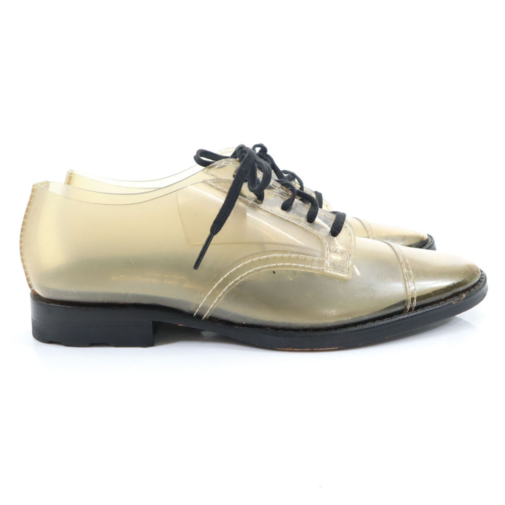 COMME des GARCONS コムデギャルソン 日本製 クリア シューズ 22.5cm ブラック系 レディース