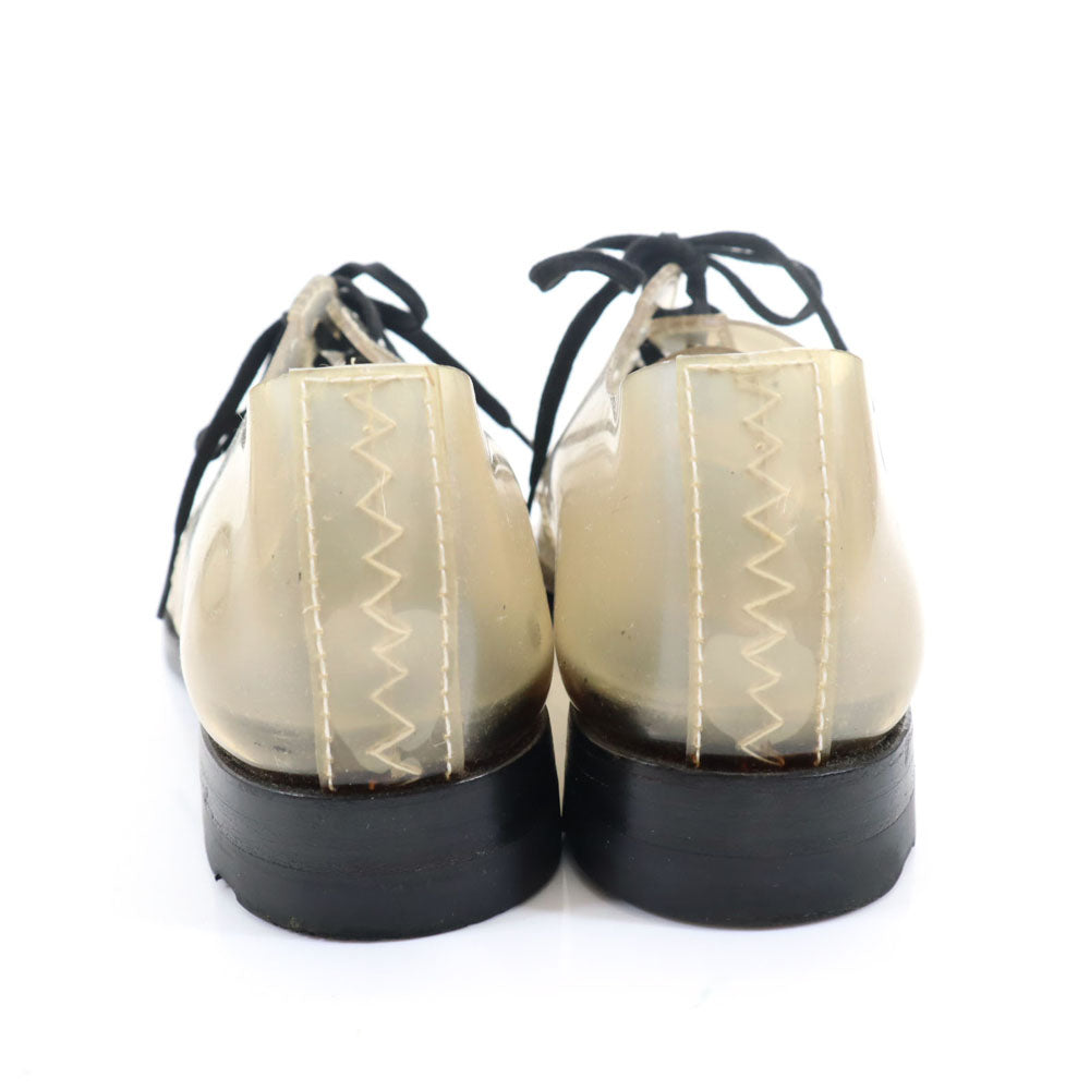 COMME des GARCONS コムデギャルソン 日本製 クリア シューズ 22.5cm ブラック系 レディース