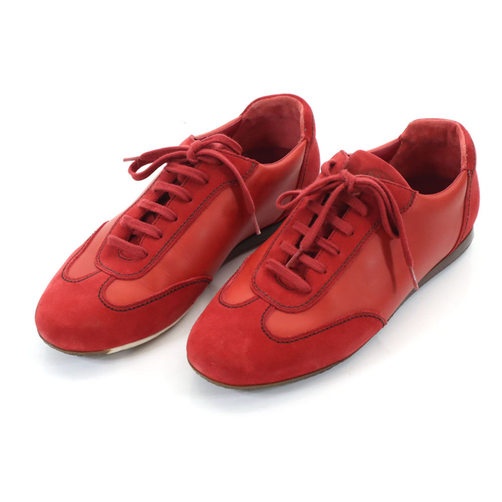 BALLY バリー スイス製 スニーカー 6E レッド系 シューズ メンズ