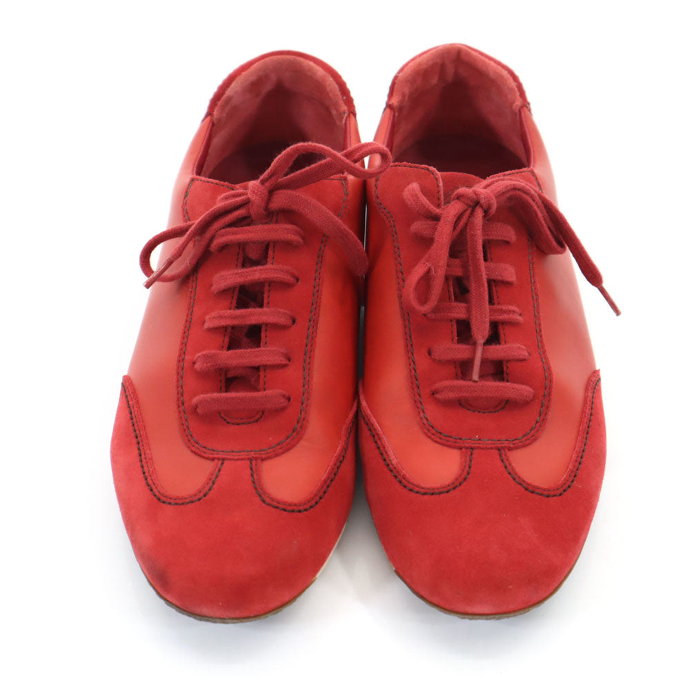 BALLY バリー スイス製 スニーカー 6E レッド系 シューズ メンズ