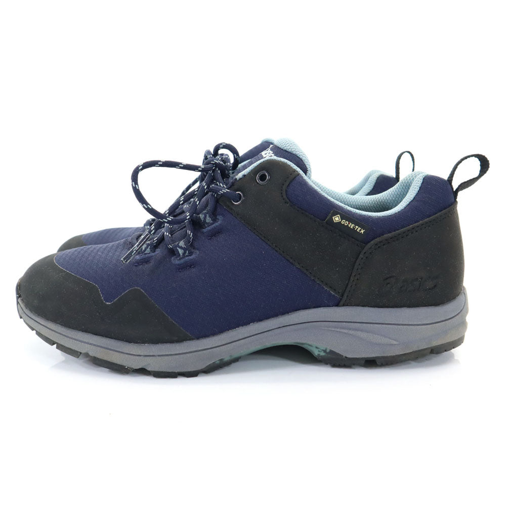 asics アシックス アウトドア フィールドウォーカー ゴアテックス スニーカー 24.5 ネイビー レディース
