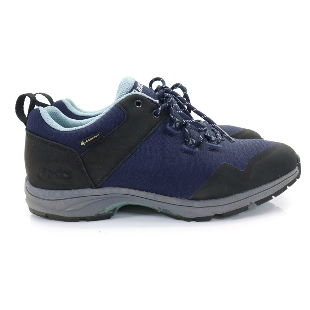 asics アシックス アウトドア フィールドウォーカー ゴアテックス スニーカー 24.5 ネイビー レディース