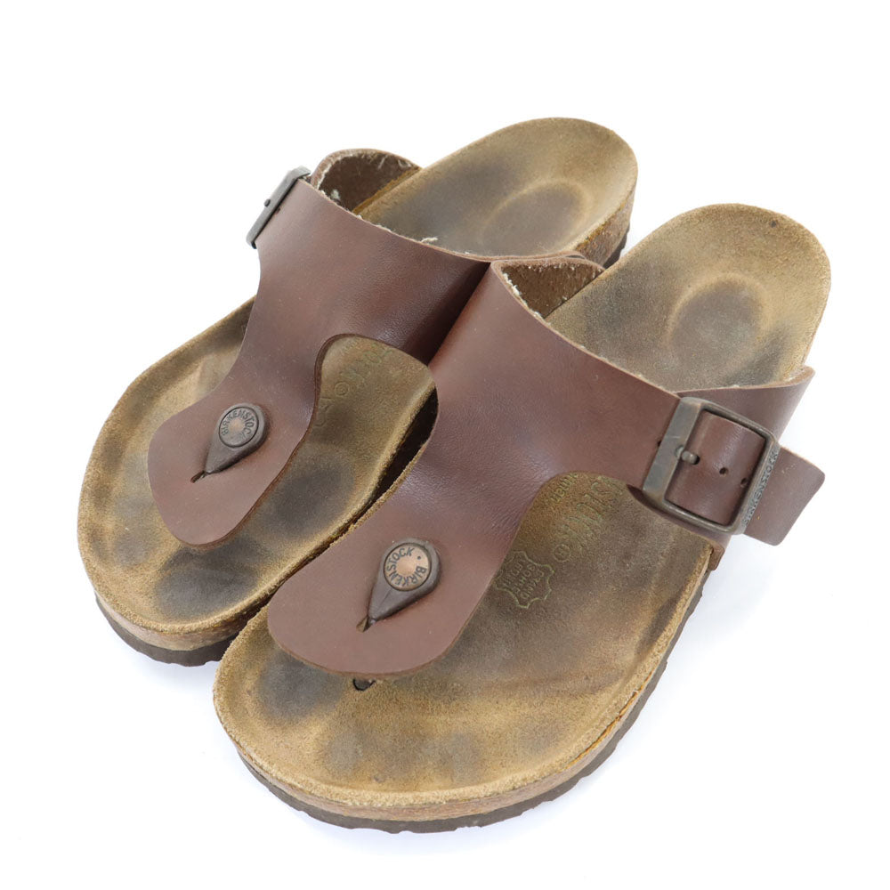 BIRKENSTOCK ビルケンシュトック ドイツ製 ギゼ サンダル 37 ブラウン Gizeh メンズ