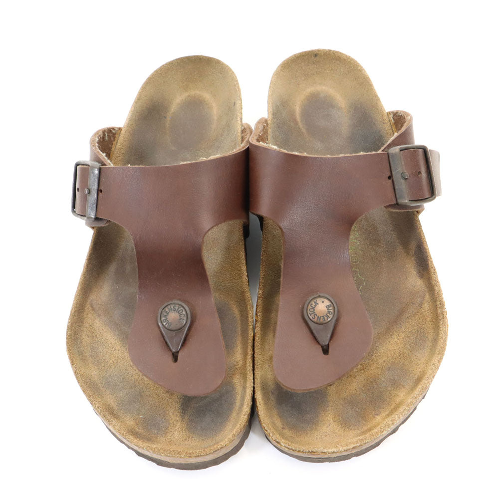 BIRKENSTOCK ビルケンシュトック ドイツ製 ギゼ サンダル 37 ブラウン Gizeh メンズ