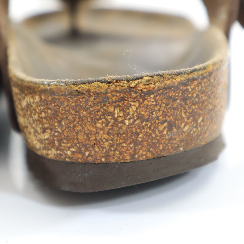 BIRKENSTOCK ビルケンシュトック ドイツ製 ギゼ サンダル 37 ブラウン Gizeh メンズ