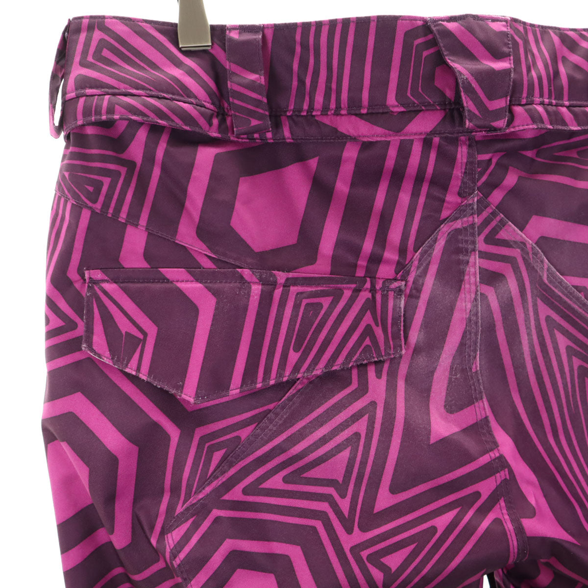 VOLCOM ボルコム NIMBUS 総柄 スノーボード パンツ L パープル系 スキー メンズ