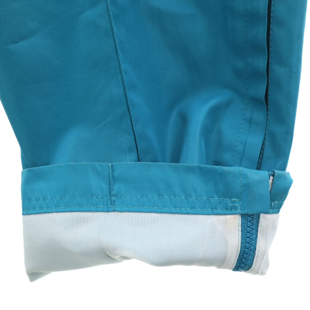 adidas アディダス 80s デサント製 ヴィンテージ トラックパンツ M ターコイズ デサント レディース