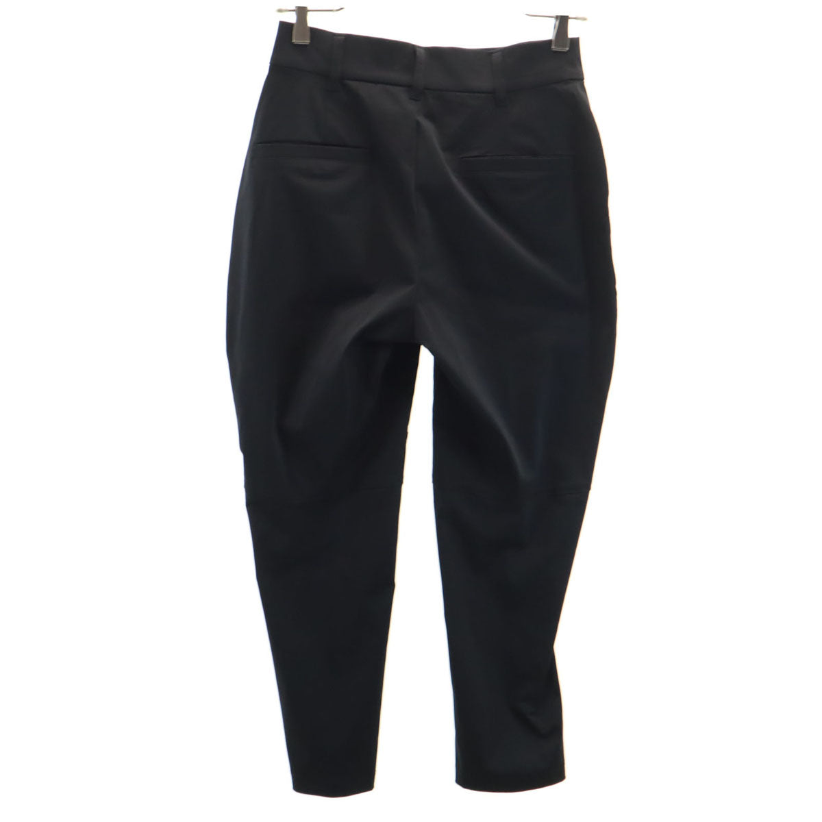 β ベータ 日本製 クロップドパンツ 7 ブラック レディース