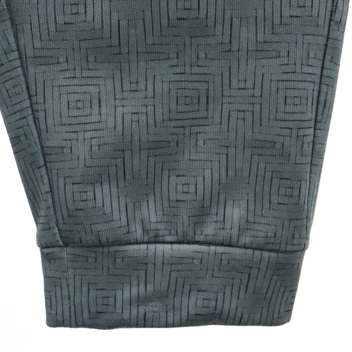 Emporio Armani エンポリオアルマーニ ポルトガル製 総柄 クロップドパンツ L グレー メンズ