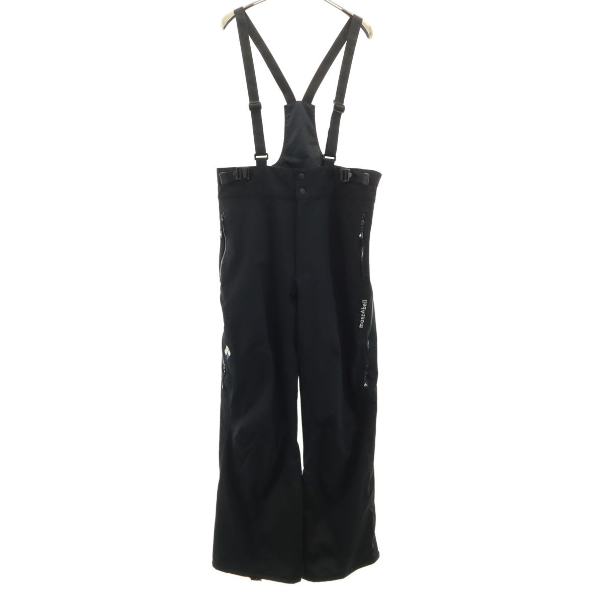 mont-bell モンベル スキー ドライテック インシュレーテッドビブ パンツ M ブラック アウトドア メンズ