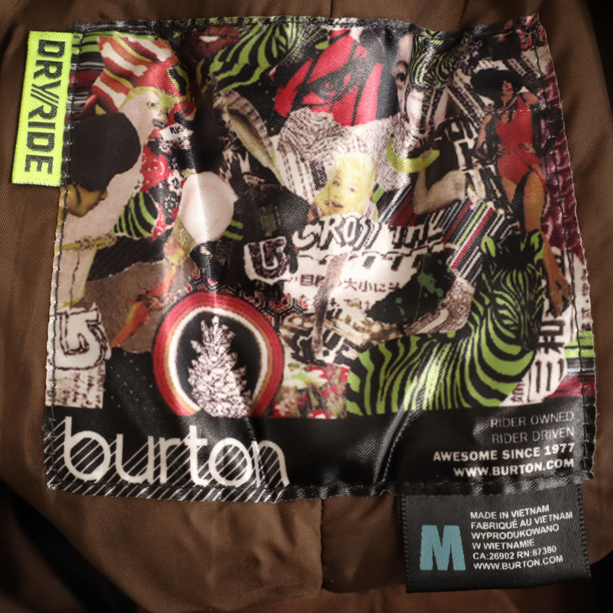 BURTON バートン スノーボード パンツ M ブラウン スキー レディース