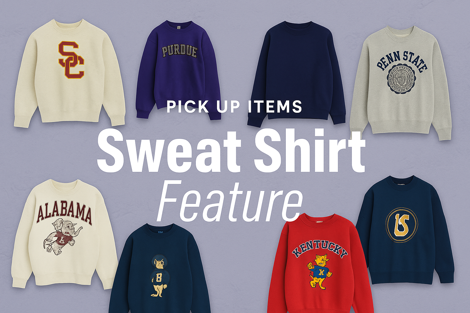 スウェット Pick up items