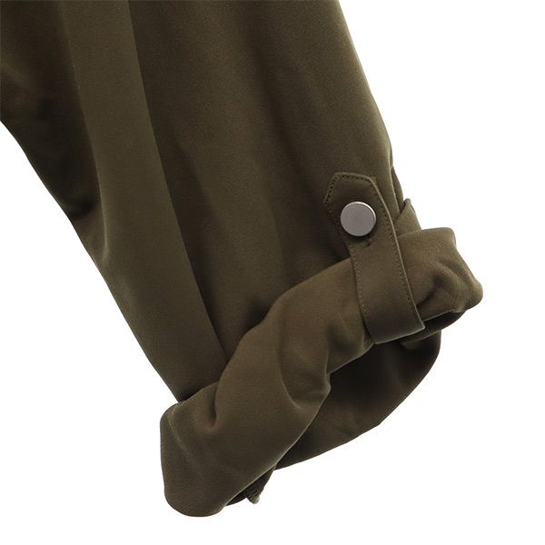 Area Free 自由区 ノーカラージャケット 40 グリーン レディース