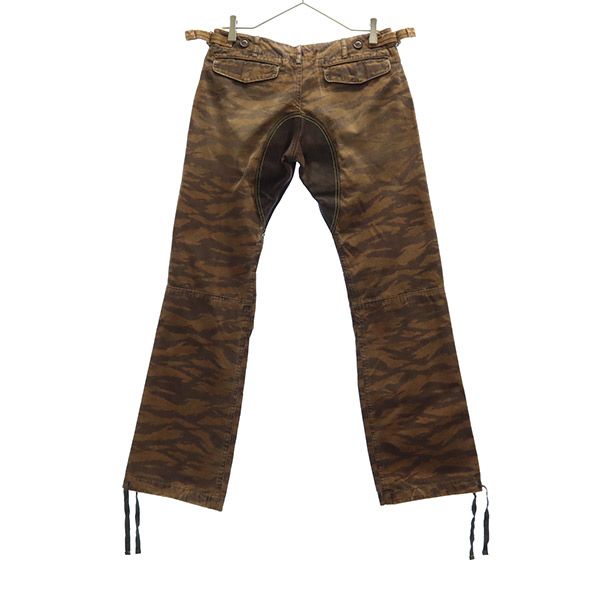 FULLCOUNT フルカウント 迷彩 ミリタリーパンツ S ブラウン リップストップ地 メンズ