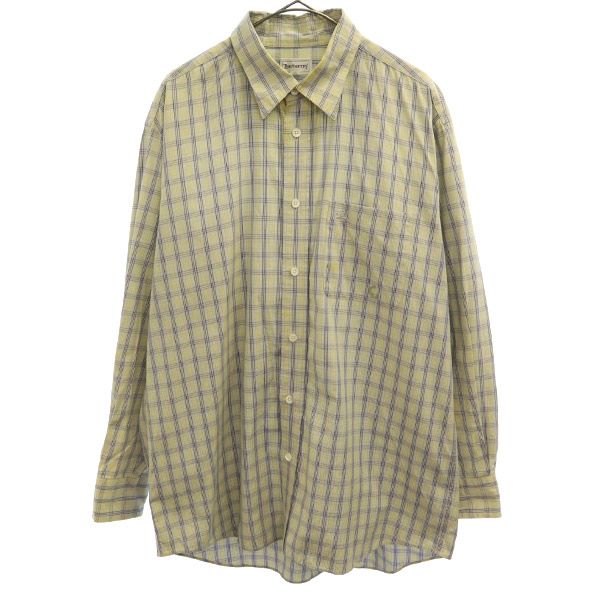 Burberrys バーバリーズ チェック 長袖 シャツ LY グレー系 メンズ