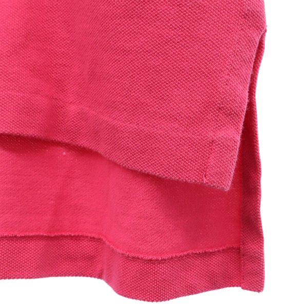 ポロバイラルフローレン ワンポイント刺繍 半袖 ポロシャツ S ピンク Polo by Ralph Lauren 鹿の子地 メンズ