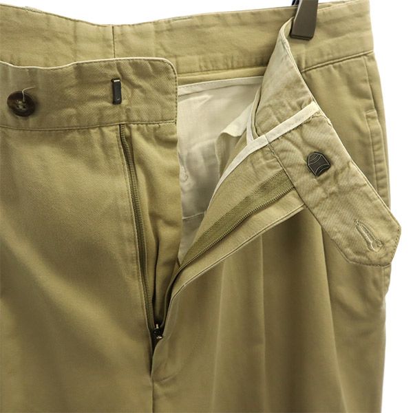 HUGO BOSS ヒューゴボス イタリア製 2タック チノパンツ ベージュ メンズ
