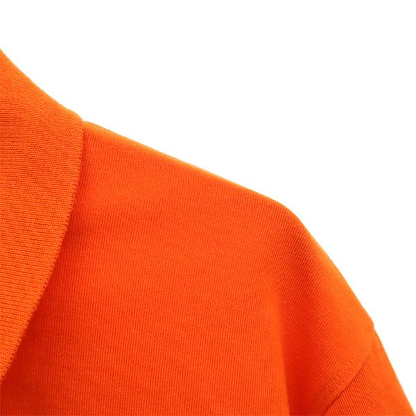 パラディーゾ 総柄 ゴルフ 半袖 ポロシャツ LL オレンジ系 Paradiso メンズ