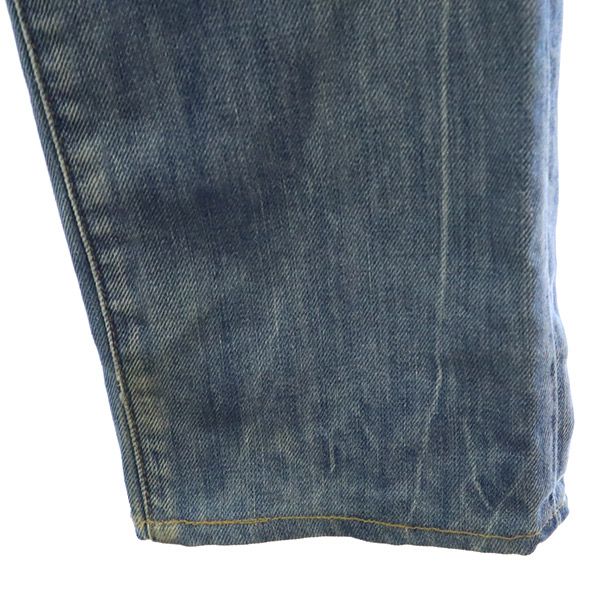 ジースターロウ ボタンフライ ストレートデニムパンツ W29 ブルー G-STAR RAW ジーパン メンズ