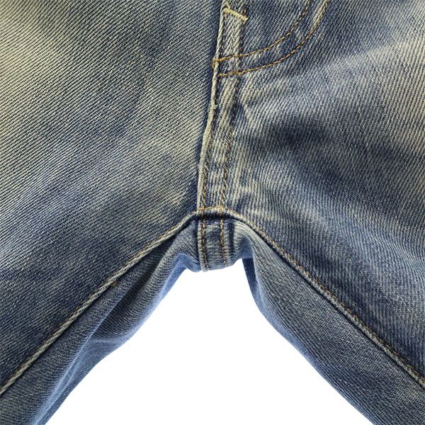 ジースターロウ ボタンフライ ストレートデニムパンツ W29 ブルー G-STAR RAW ジーパン メンズ