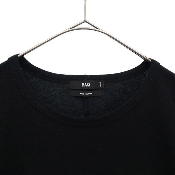 ハレ 日本製 半袖 Tシャツ S ブラック HARE メンズ