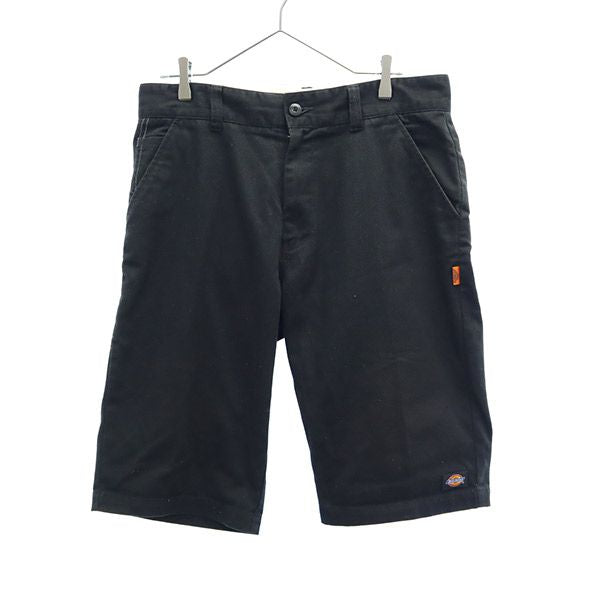 ディッキーズ ワークショートパンツ W34 ブラック Dickies メンズ