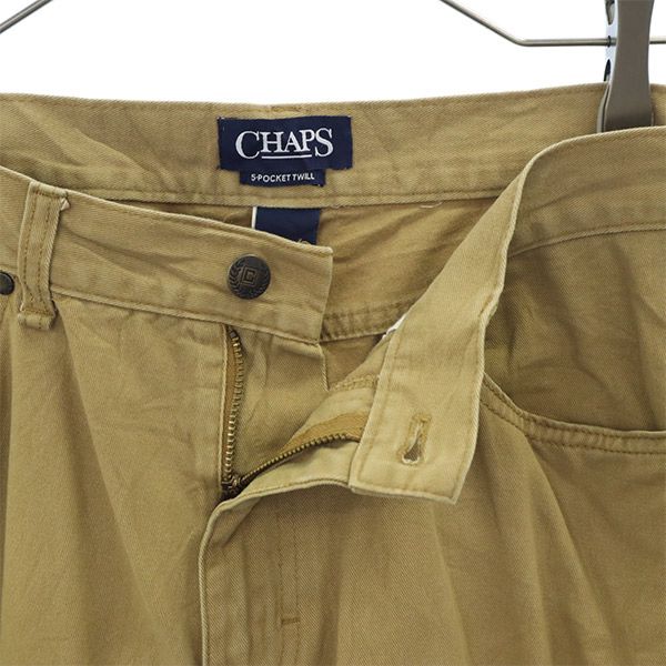 チャップス チノパンツ W34 ベージュ系 CHAPS 5ポケット メンズ
