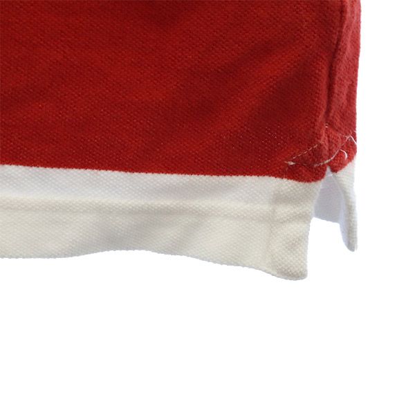 ティンバーランド ボーダー 半袖 ポロシャツ M Timberland 鹿の子 メンズ