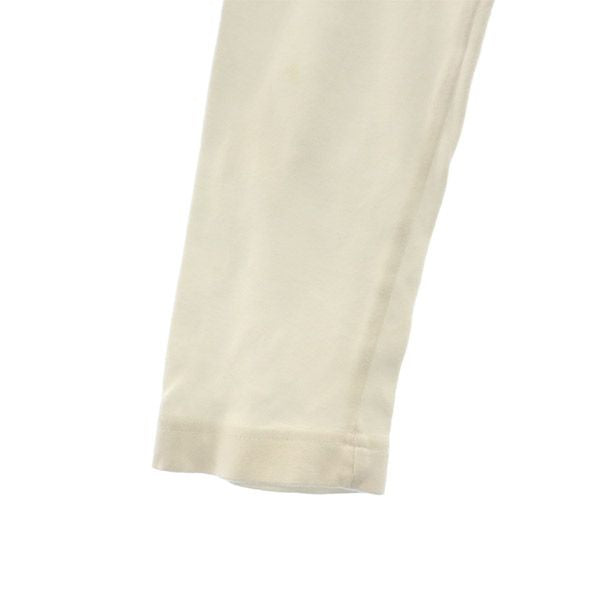 リーバイス ロゴプリント 長袖 Tシャツ L ホワイト×グリーン Levi's メンズ