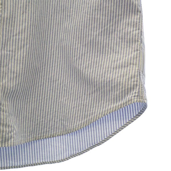 ラルフローレン ストライプ 長袖 オックスフォード ボタンダウンシャツ SP ホワイト×ブルー RALPH LAUREN メンズ