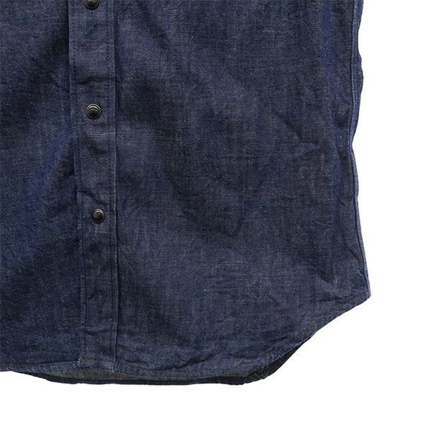 G-STAR RAW ジースターロウ ワッペン 長袖 デニムシャツ S ネイビー ロゴ メンズ