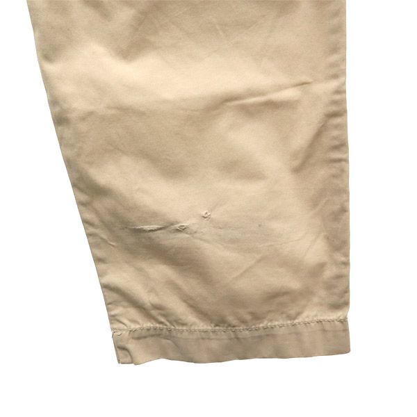 トミーヒルフィガー ロゴ刺繍 チノパンツ W36 ベージュ TOMMY HILFIGER メンズ