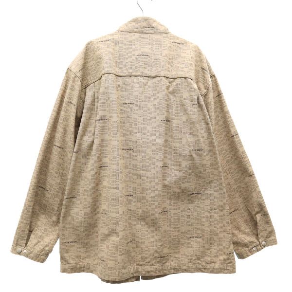 エアウォーク 総柄 ジップジャケット 3L ベージュ AIRWALK ビッグサイズ メンズ