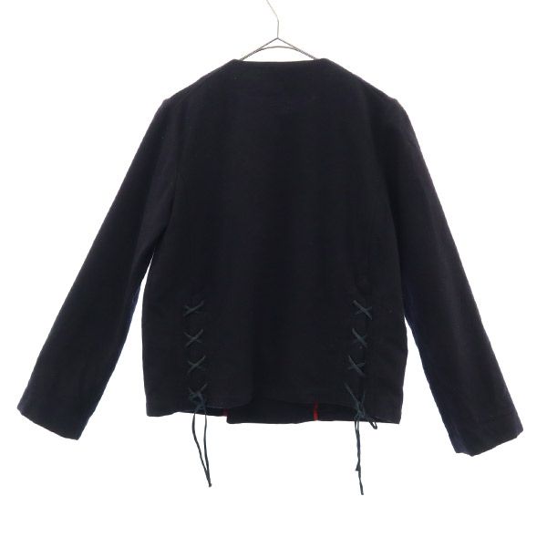 フォーティファイブアールピーエムアンド ノーカラー ダブルブレスト ウールジャケット 1 ネイビー 45rpm& レディース