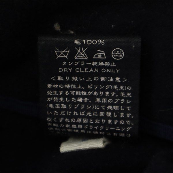 フォーティファイブアールピーエムアンド ノーカラー ダブルブレスト ウールジャケット 1 ネイビー 45rpm& レディース